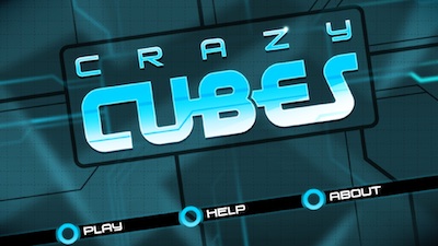 Crazy Cubes 3D开始界面