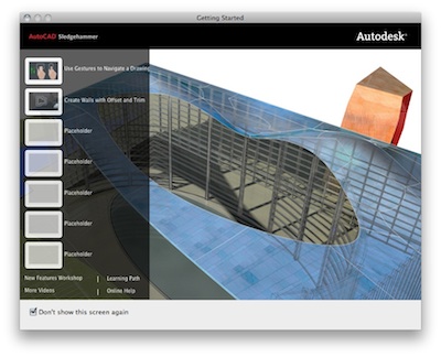 AutoCAD 2013 Mac界面