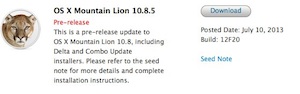 Mountain Lion 10.8.5第四个测试版更新-史蒂芬周的博客