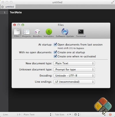 TextMate 2设置