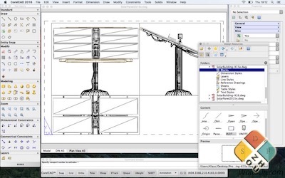 CorelCAD 2016 界面