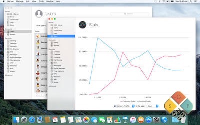 OS X Server 界面
