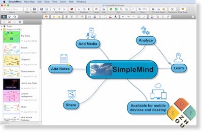 simplemind 主界面