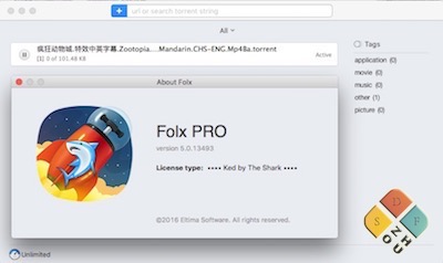 Folx PRO 5 主界面