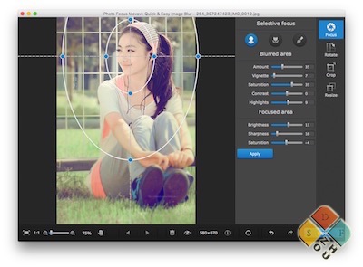 Photo Focus Movavi 主界面