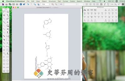 ChemDraw 主界面