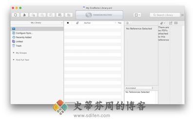 EndNote 主界面