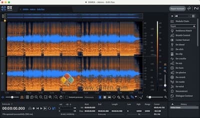 iZotope RX 10 Audio Editor Advanced 主界面